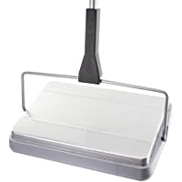 Varredora Nova plateado inalámbrico para moqueta y suelos duros Manual barrendera